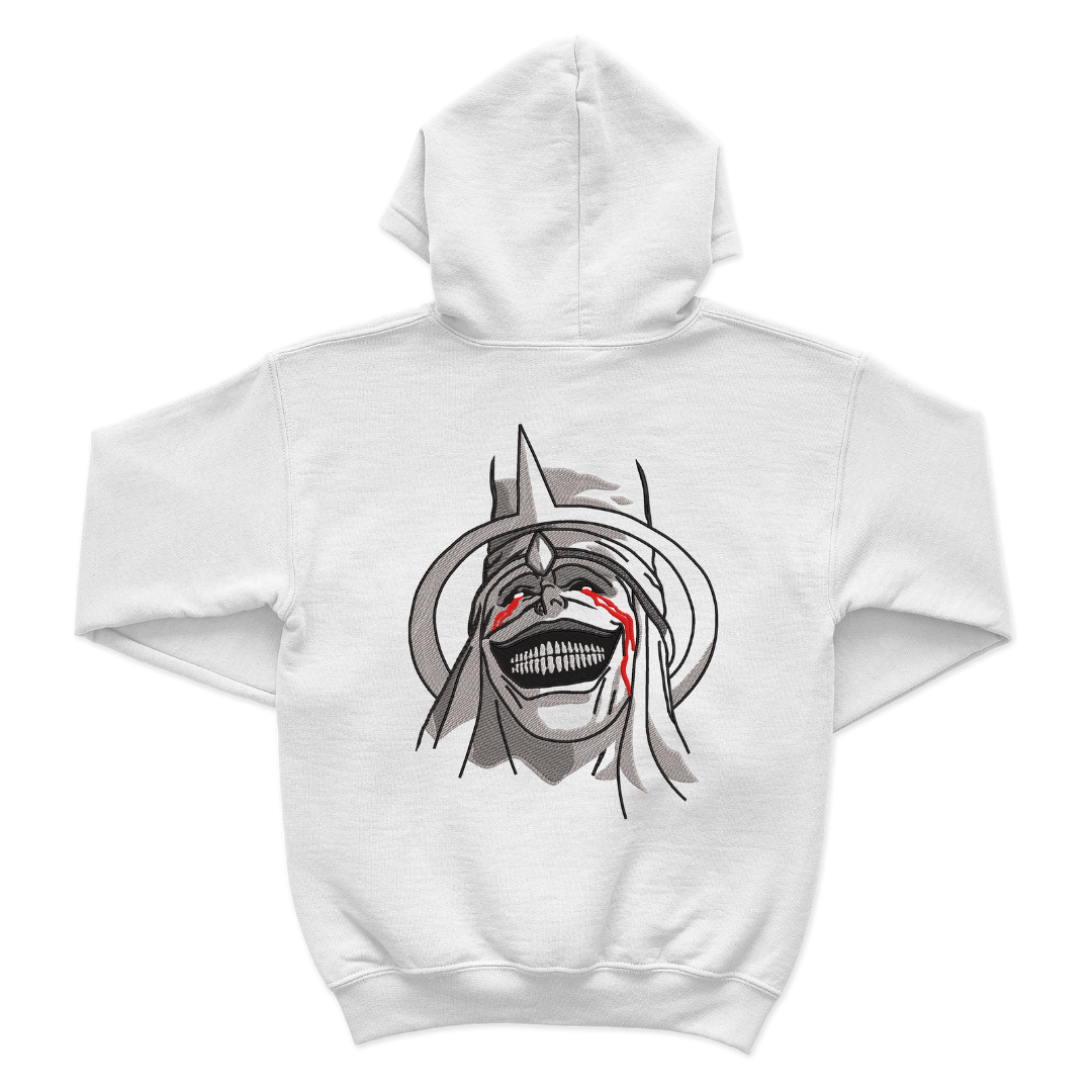 Statue of God Embroidered Hoodie