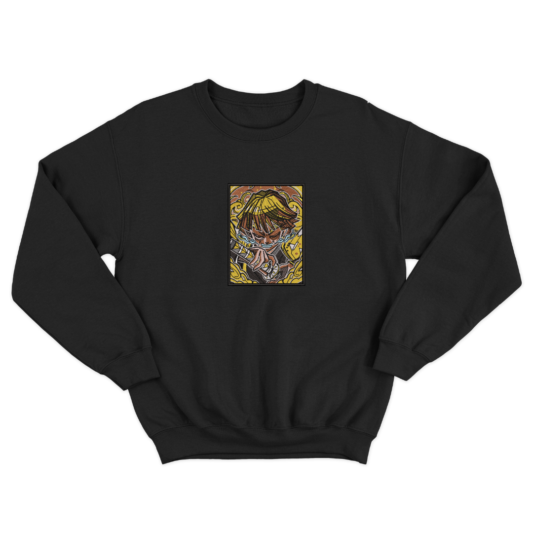 Zenitsu Agatsuma Embroidered Sweatshirt