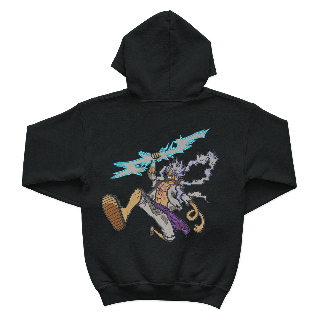 Luffy Gear Five Embroidered Hoodie