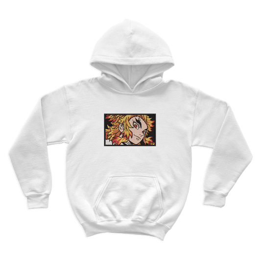 Flame Hashira Embroidered Hoodie