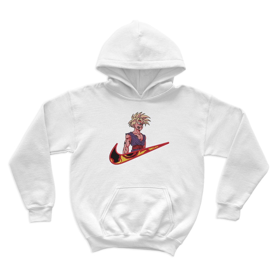 Gohan rage Embroidered Hoodie