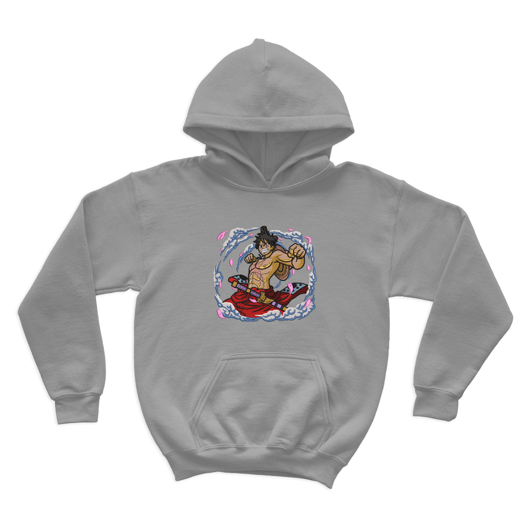 Luffy Embroidered Hoodie