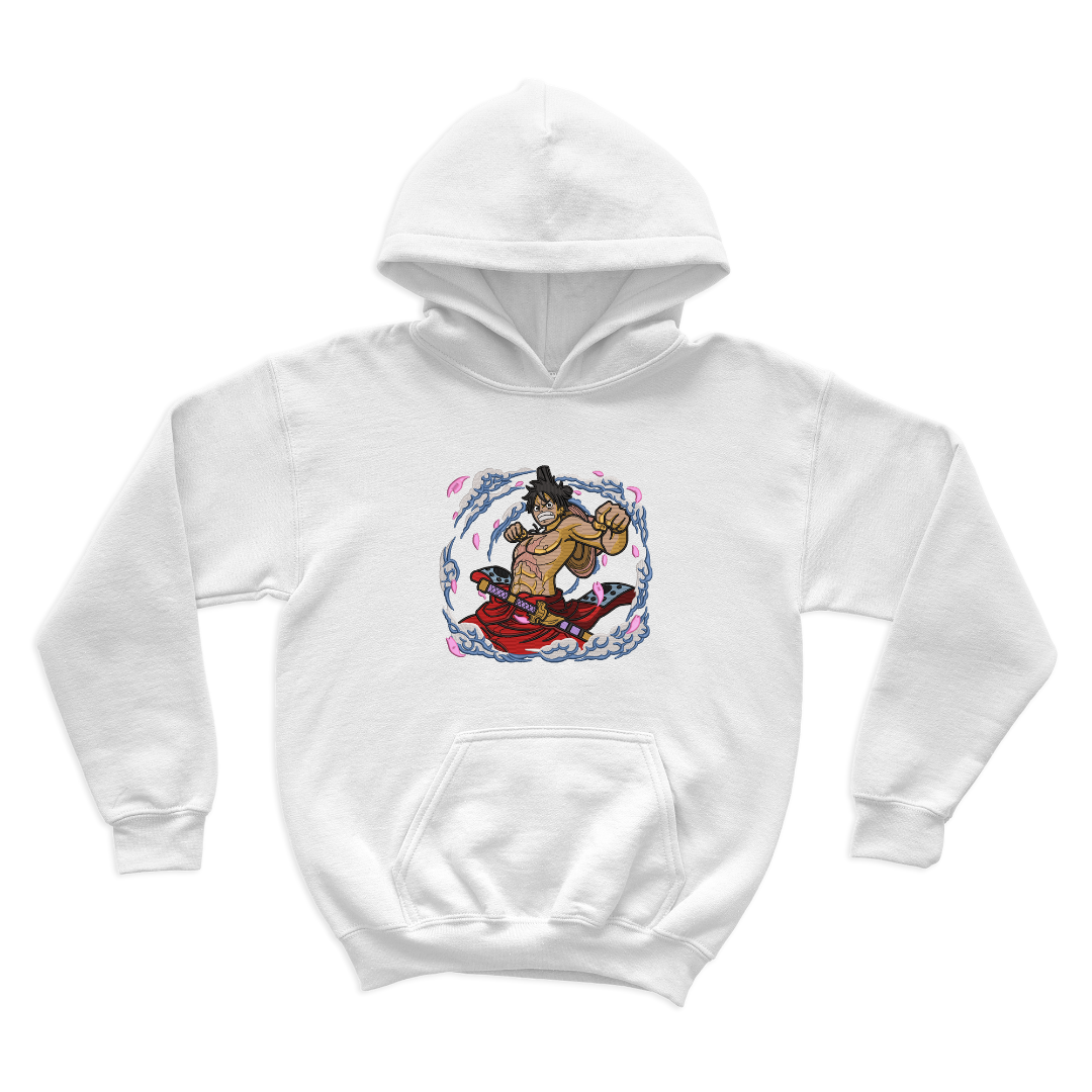 Luffy Embroidered Hoodie