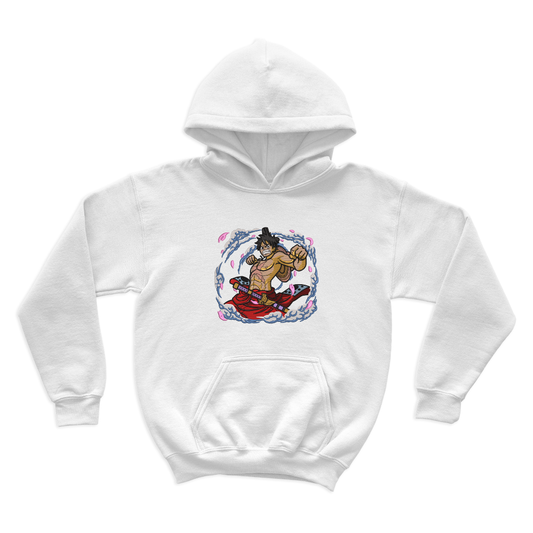 Luffy Embroidered Hoodie