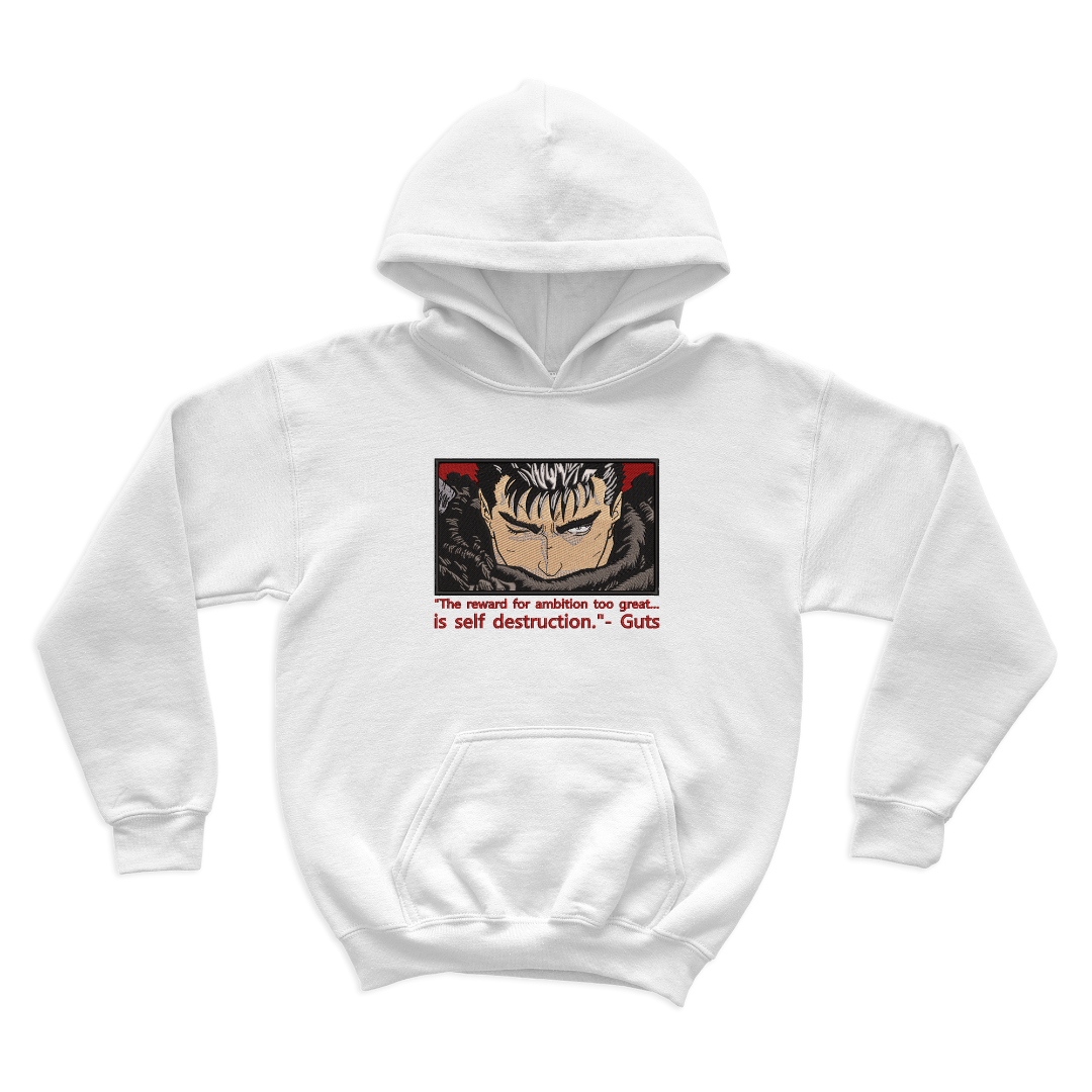 Guts  Embroidered Hoodie