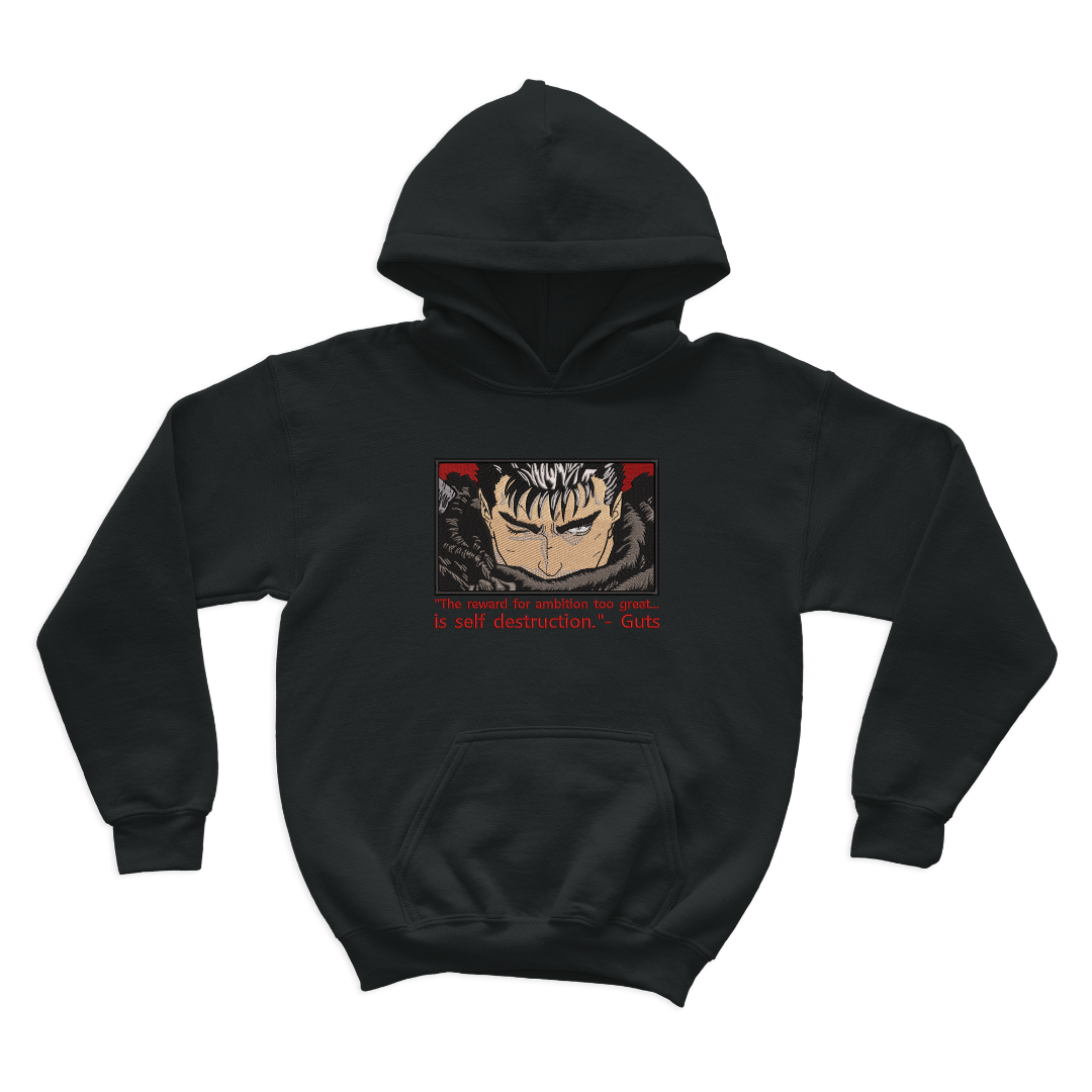 Guts  Embroidered Hoodie