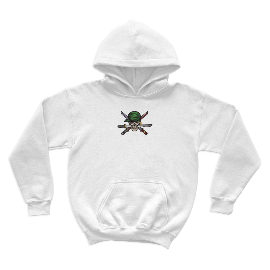 Zoro King of Hell Embroidered Hoodie