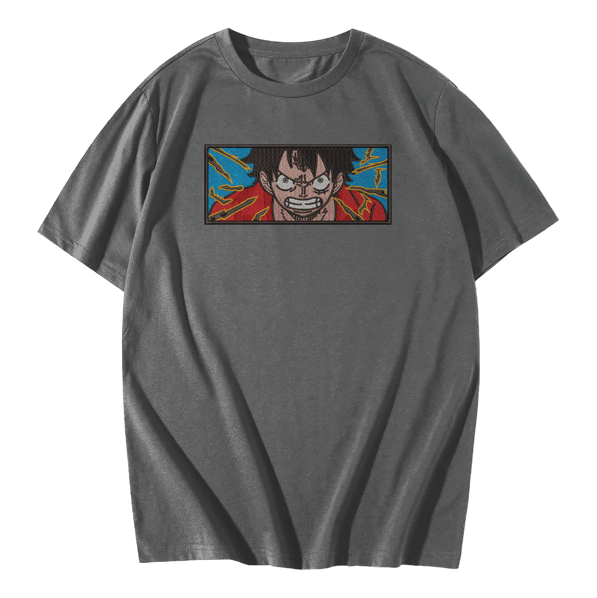 Luffy embroidered Oversize T-Shirt