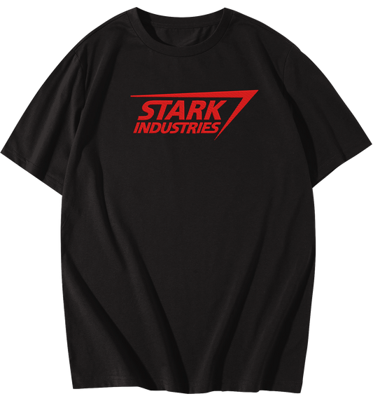 Stark Industries Embroidered Oversized T-shirt