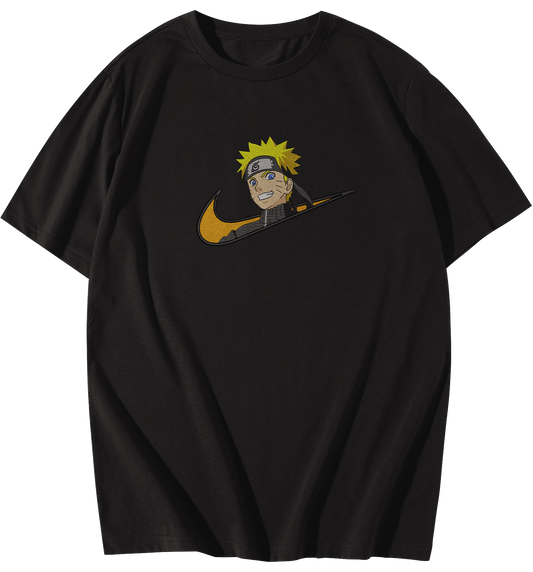 Naruto Embroidered Oversize T-Shirt