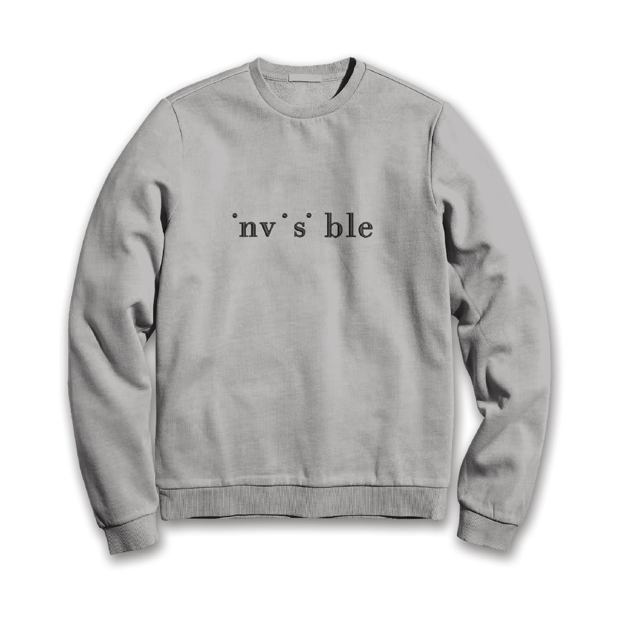 Invisible Embroidered Sweatshirt