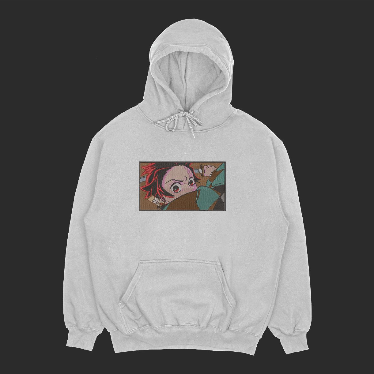 Tanjiro Comado Embroidered Hoodie