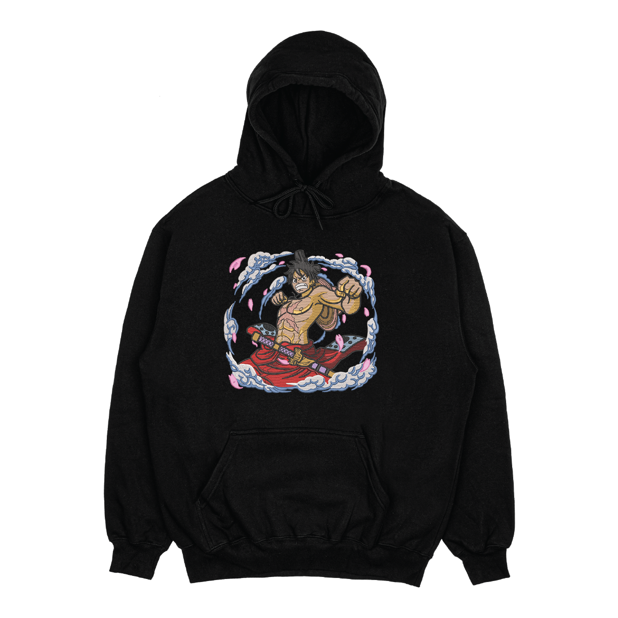 Luffy Embroidered Hoodie