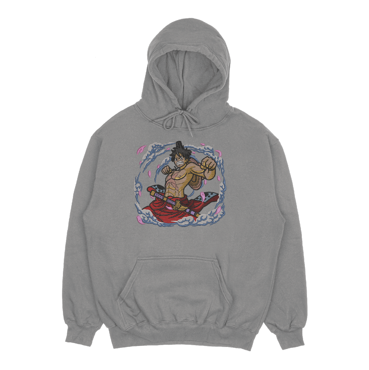 Luffy Embroidered Hoodie