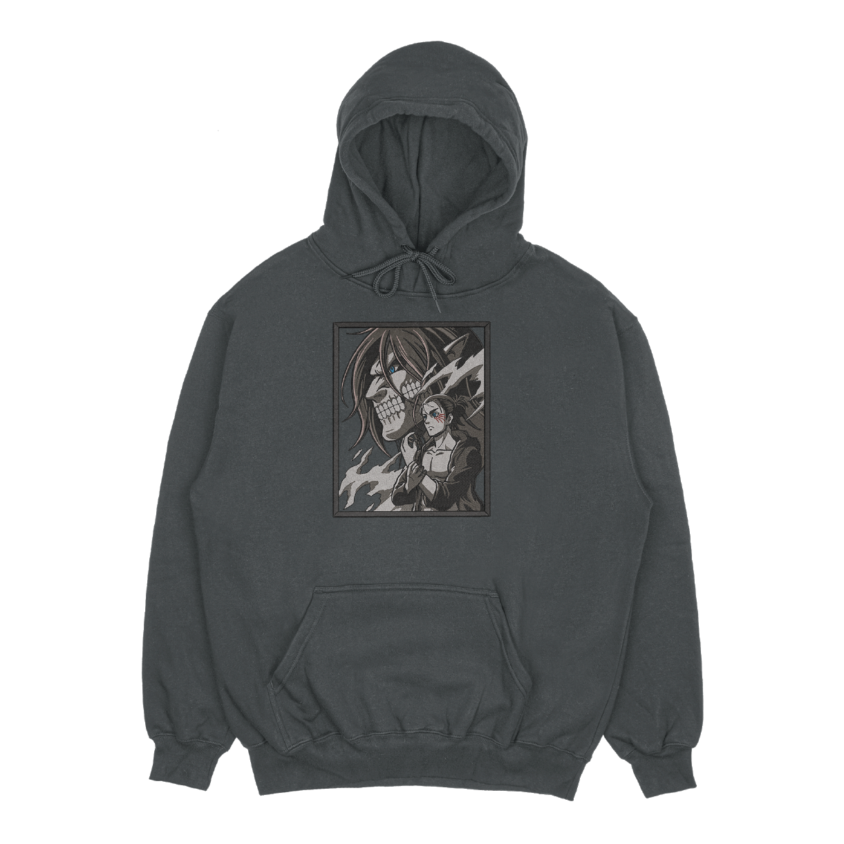 Eren Yeager Embroidered Hoodie