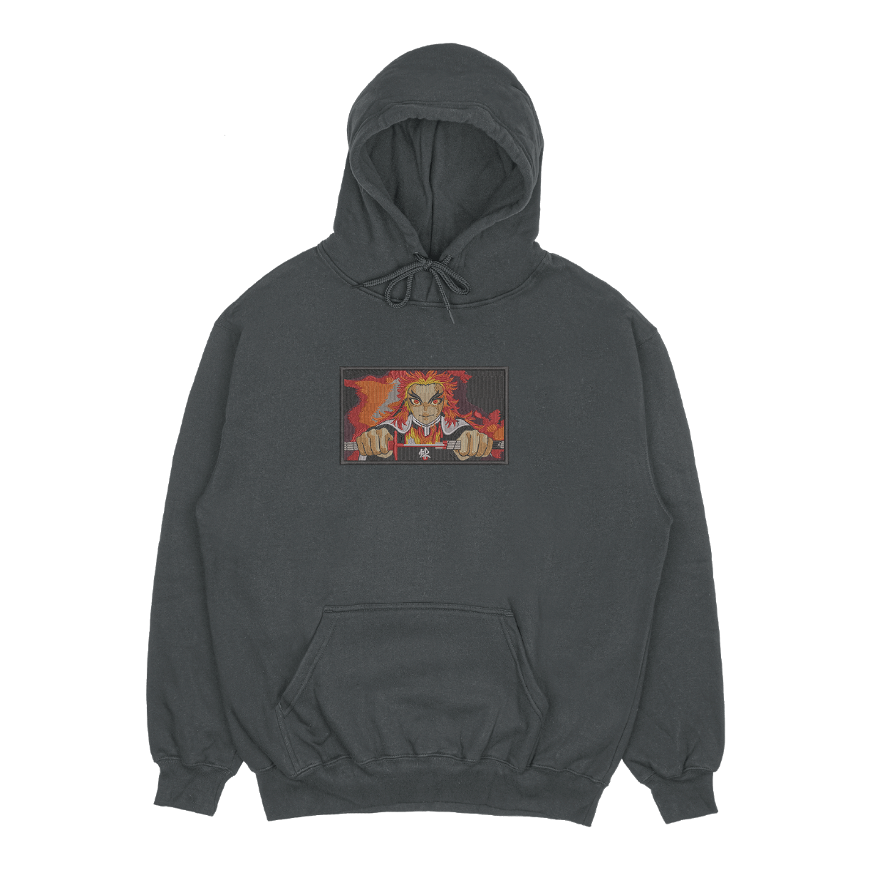 Kyojuro Rengoku Embroidered Hoodie