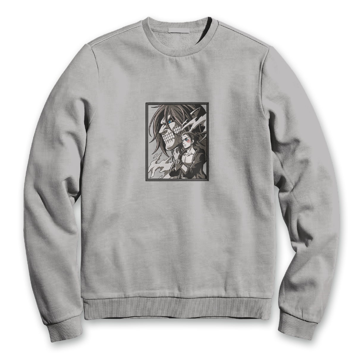 Eren yeager Embroidered Sweatshirt