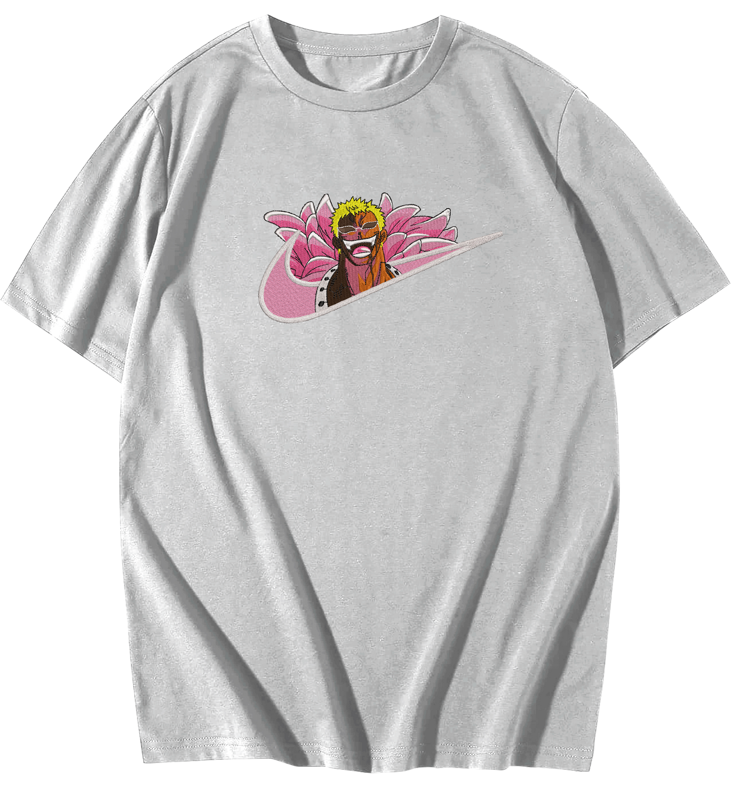 Doflamingo Embroidered Oversize T-Shirt