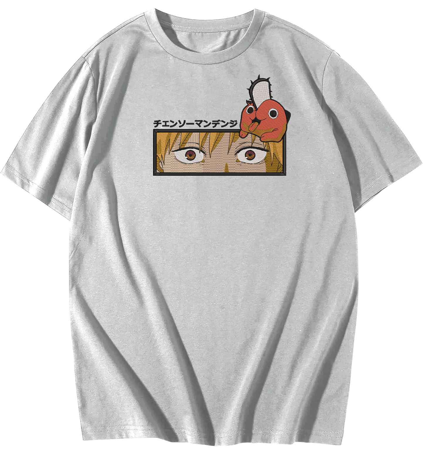 Denji eyes embroidered Oversize T-Shirt