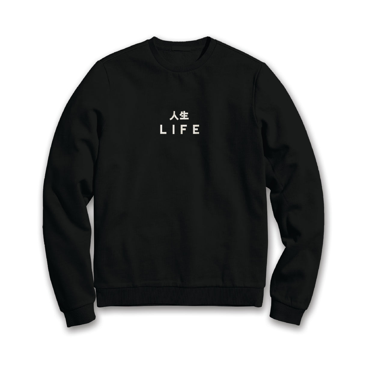 Life Embroidered Sweatshirt