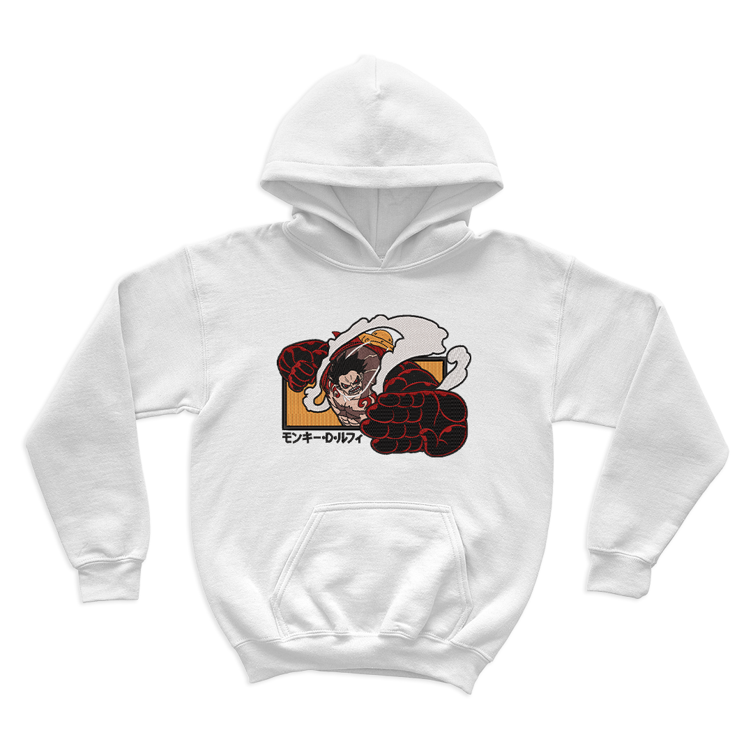 Luffy Gear 4 Embroidered Hoodie