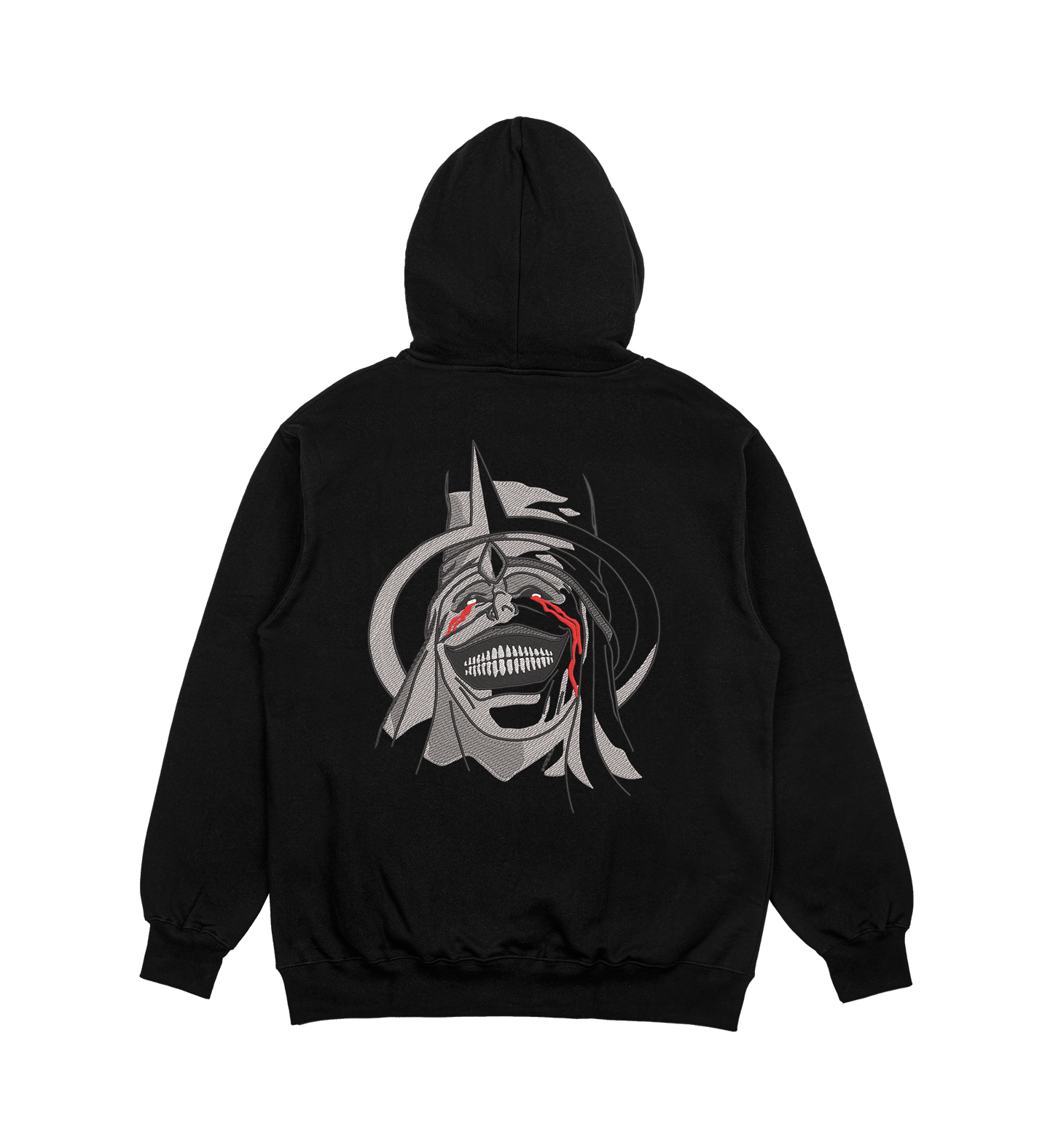 Statue of God Embroidered Hoodie