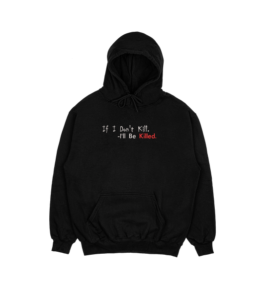 Statue of God Embroidered Hoodie